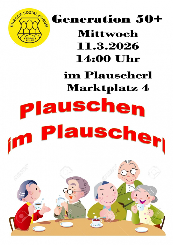 Plauderstunde Plauscherl 11.3.2026 1